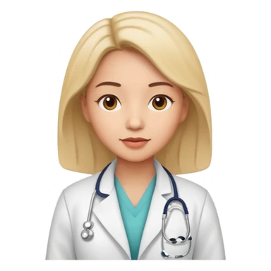 woman doctor sticker