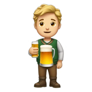 Arthur with beer sticker