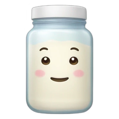jar of moisturizer sticker