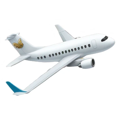 Flying to New Orleans on plane sticker