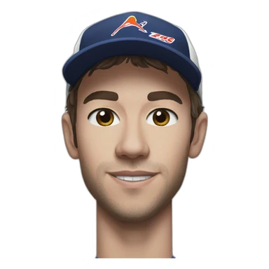 Hyper realistic pierre gasly sticker