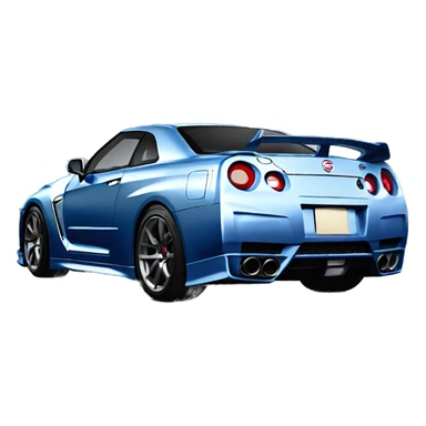 Nissan GTR r34  sticker