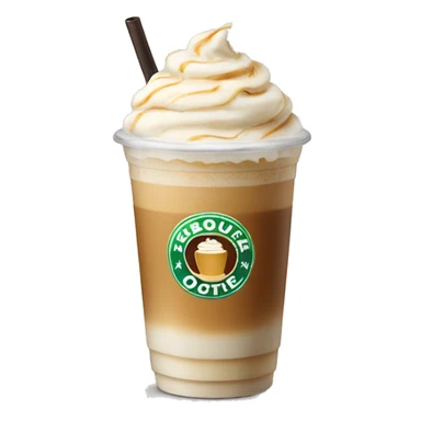 Iced vanilla latte sticker