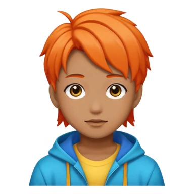 Cartoon anime sticker