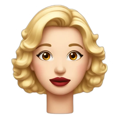 A lip gloss  sticker