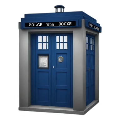 Police box sticker