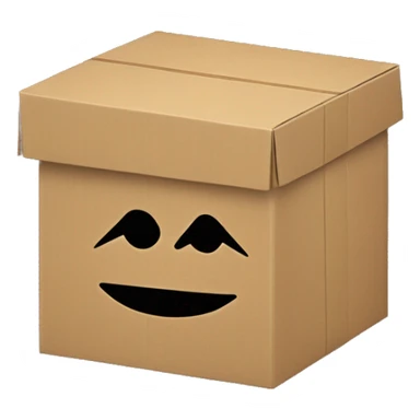 a return box when you make a purchase with a return arrow stuck to the box. All in black. sticker