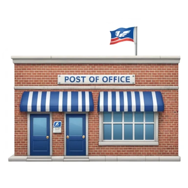 USPS post office sticker
