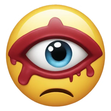 hearts in eye but angry sticker
