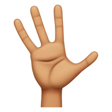 4 finger Mexican hand with Rudy caption sticker