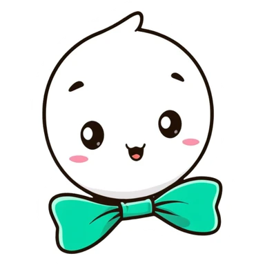 cute ribbon sticker