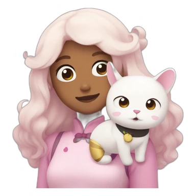 Bee and puppycat sticker