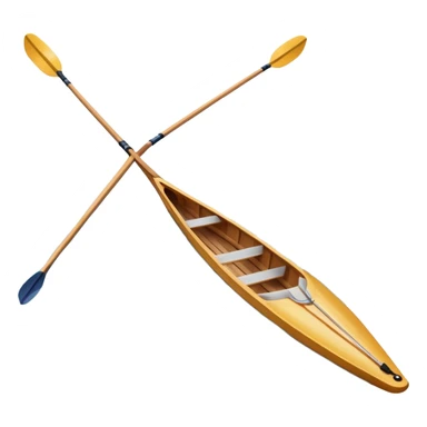 An icon showing a close-up of crossed oars, a sleek racing shell, and rippling water, symbolizing rowing. The design includes droplets in motion and a streamlined boat tip cutting through waves. Transparent background emphasizes strength, precision, and the spirit of competitive rowing sticker