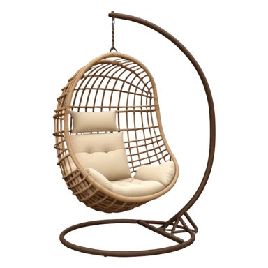 modern hanging chair sticker