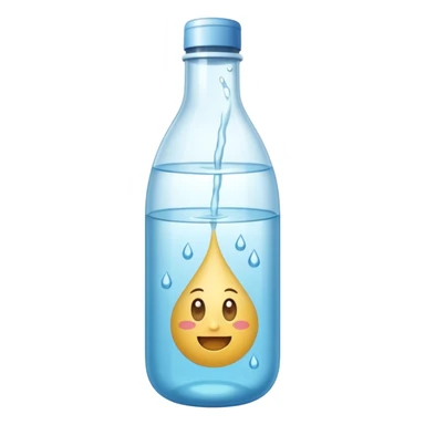 botella de agua sticker