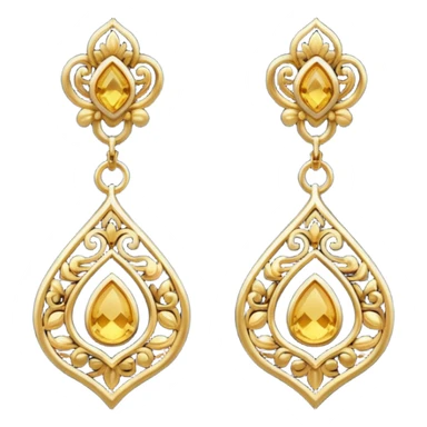 dangling earrings hanging style jewelry, sticker