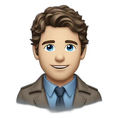 James marsden younger with blue eyes sticker