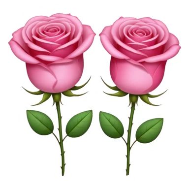 crée moi deux épingle  de couleur rose  sticker