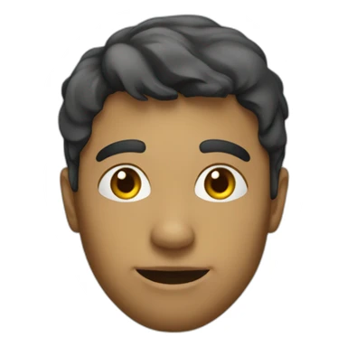 Visage qui fond sticker