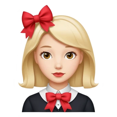 womenwith neckBow. sticker