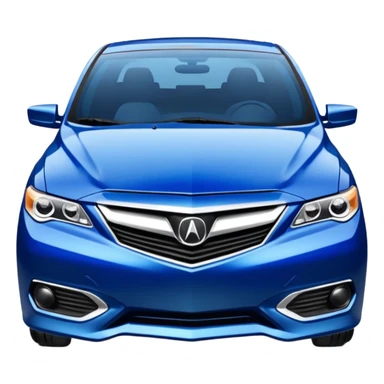 Blue Acura ilx sticker