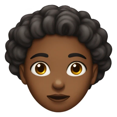 black girl rolling eyes  sticker