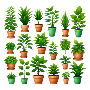 Indoor plants sticker