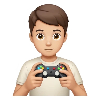 smelly boy with a gaming controller  sticker