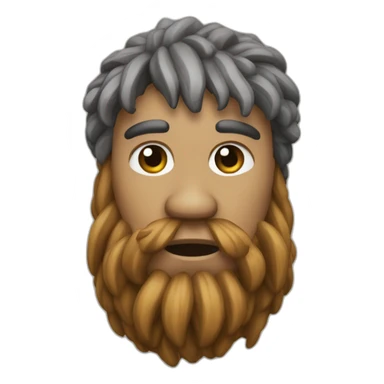 Moaï qui bois du vien sticker