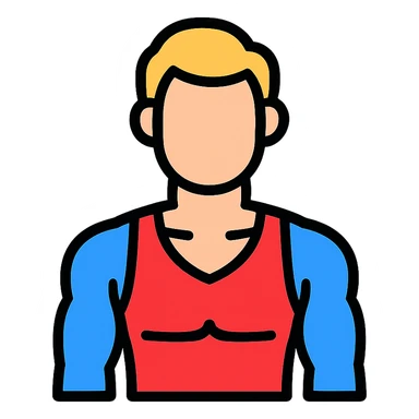 sportsmans upper front body sticker