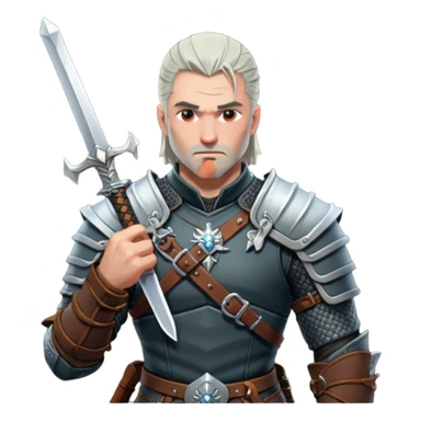 Witcher dungeons and Dragons character sticker