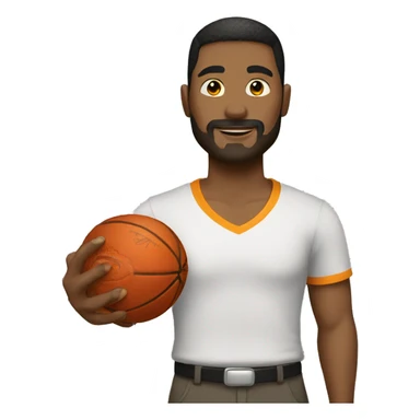 Hombre con pelota sticker