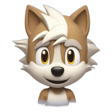 a new character of sonic the hedgehog sticker