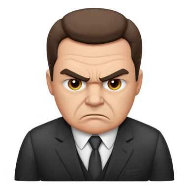 angry boss sticker