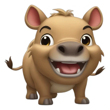 Pumba et némo sticker