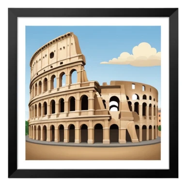 Coliseo roma sticker