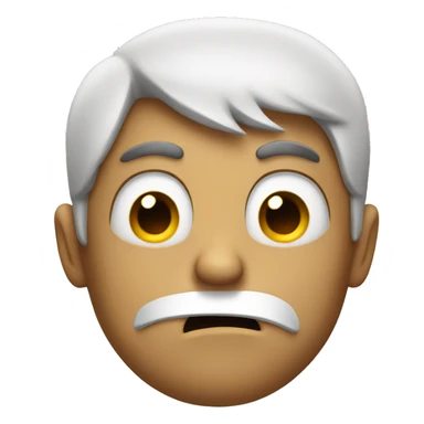 Super grossed out face sticker