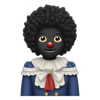 Golliwog is an airplane sticker