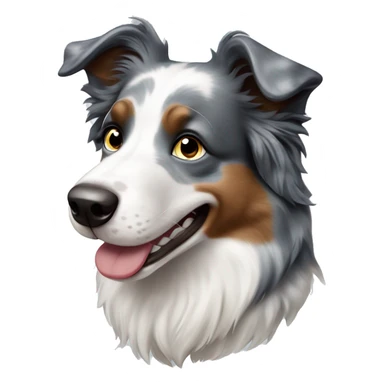 Border collie blue Merle sticker