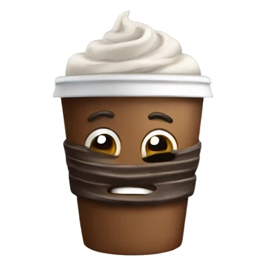 grinded coffee sticker