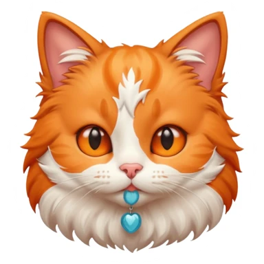 kitty  with human big lips  sticker