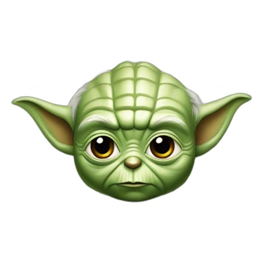 Yoda con cara de decepcion sticker