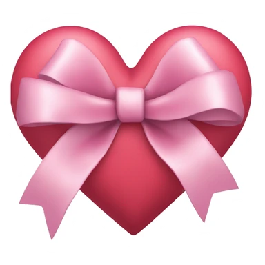 Heart with bow on it sticker
