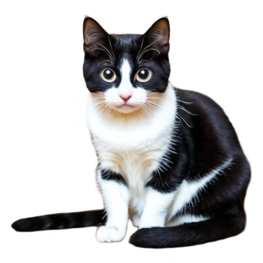 маленький милый котёнок в полный рост sticker