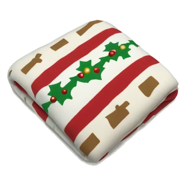Cute Christmas blanket sticker