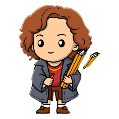 Hermione Granger from Harry Potter sticker