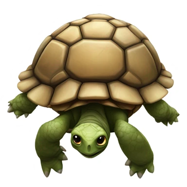 Tortoise with jetpack on its back sticker