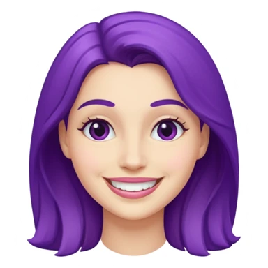 purple woman sticker