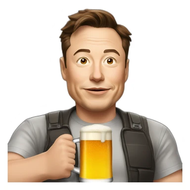 elon-musk-hoilding-beer sticker