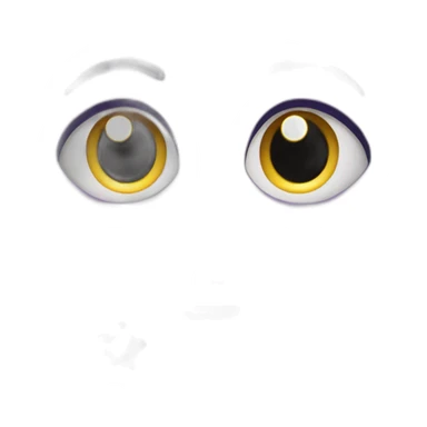 purple face with stars in the eyes sticker
